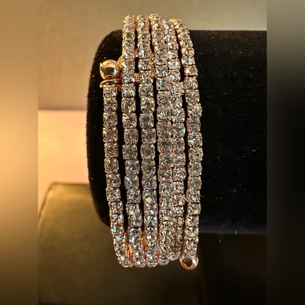 Anne Klein Accordion Style Fashion Bracelet